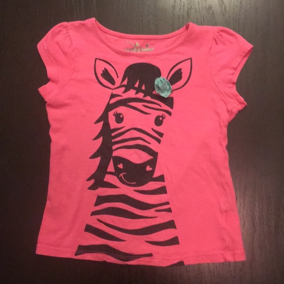 Girls sparkly zebra shirt - Picture 1 of 3